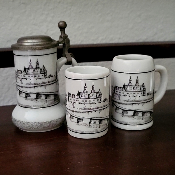 3 piece German Stein Set - Picture 8 of 9